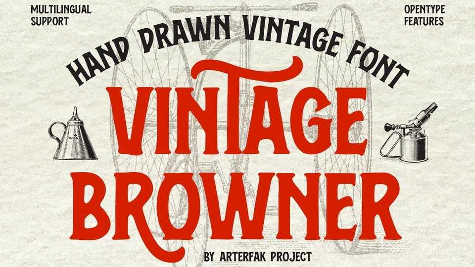 Vintage Browner Font › Fontesk