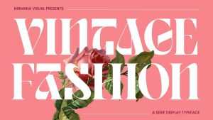 Vintage Fashion Font › Fontesk