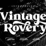Vintage Rovery Serif Font - Fonte Grátis Vintage Rovery Serif Font