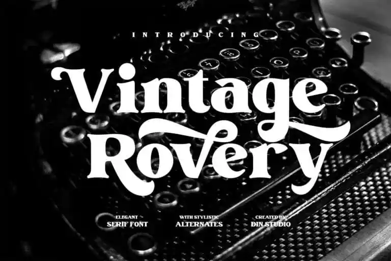 Vintage Rovery Serif Font