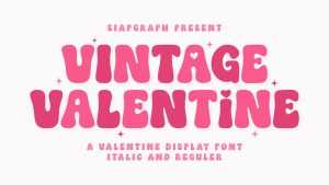 Vintage Valentine Font › Fontesk