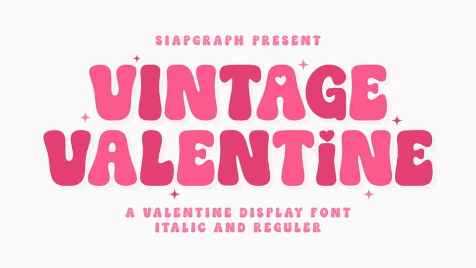 Vintage Valentine Font › Fontesk