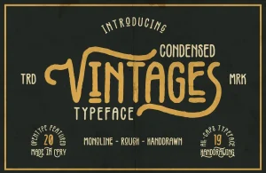 Vintages Typeface
