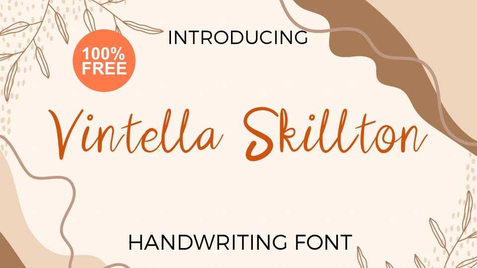 Vintella Skillton Font › Fontesk