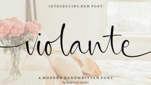 Violante Script Font › Fontesk