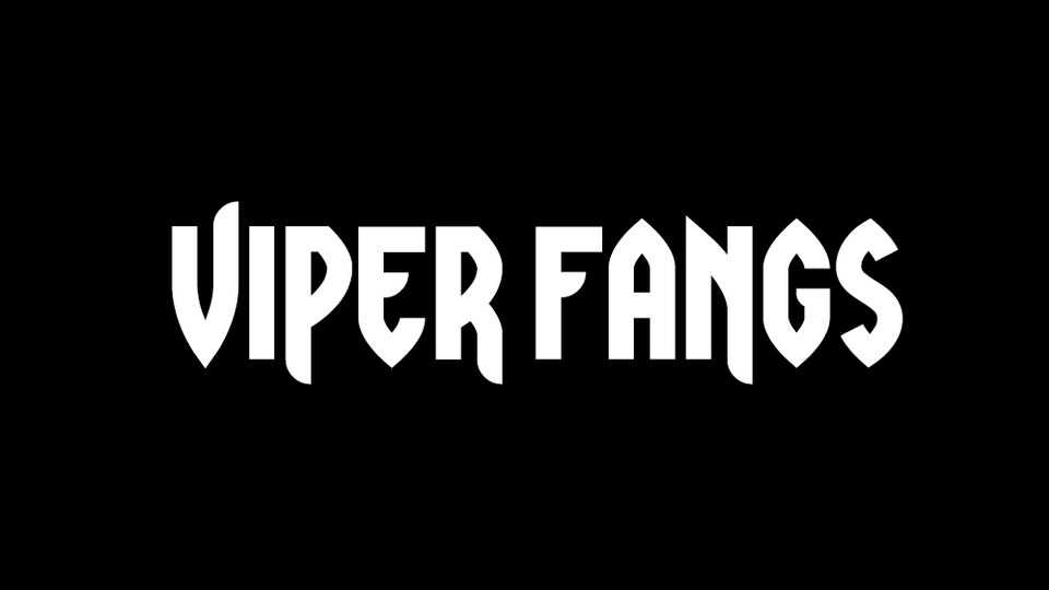 Viper Fangs Font › Fontesk