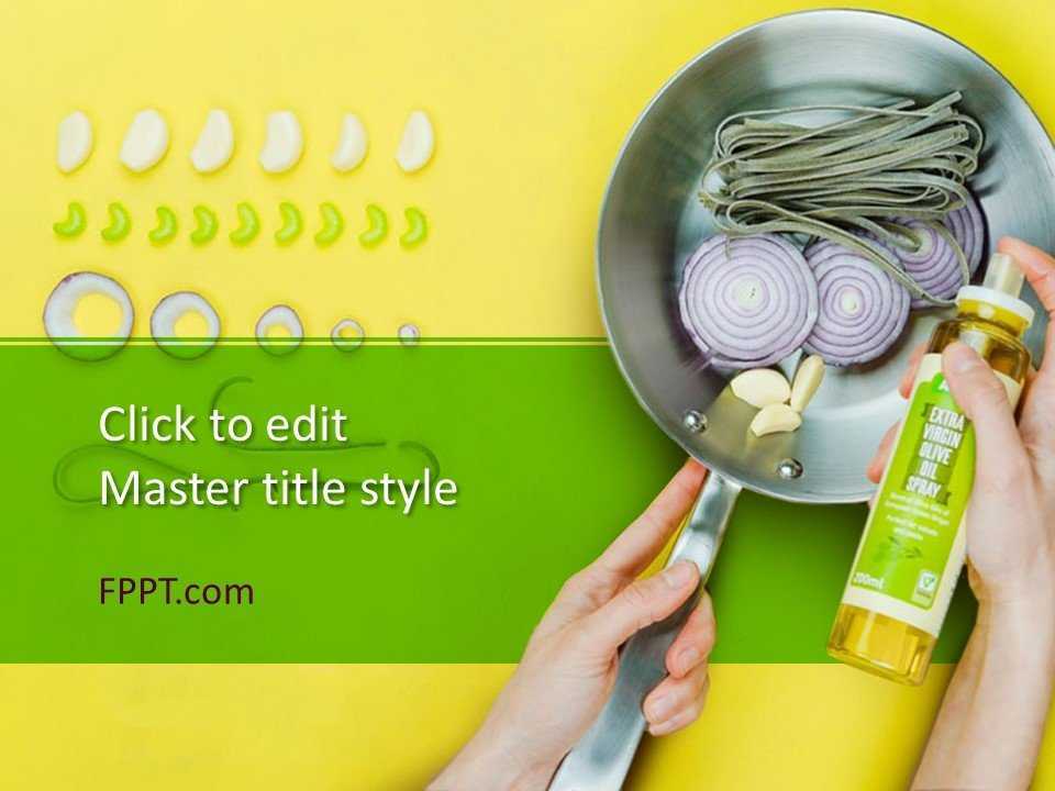 Virtual Cooking Classes PowerPoint Template