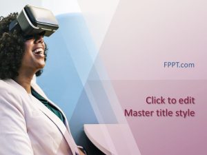 Virtual Reality Entertainment PowerPoint Template