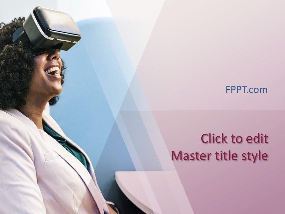 Virtual Reality Entertainment PowerPoint Template