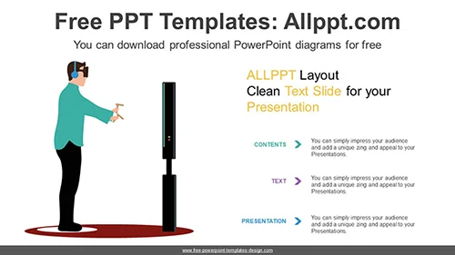 Virtual Reality PowerPoint Diagram