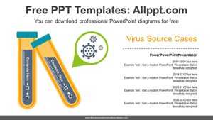 Virus Source Cases PowerPoint Diagram