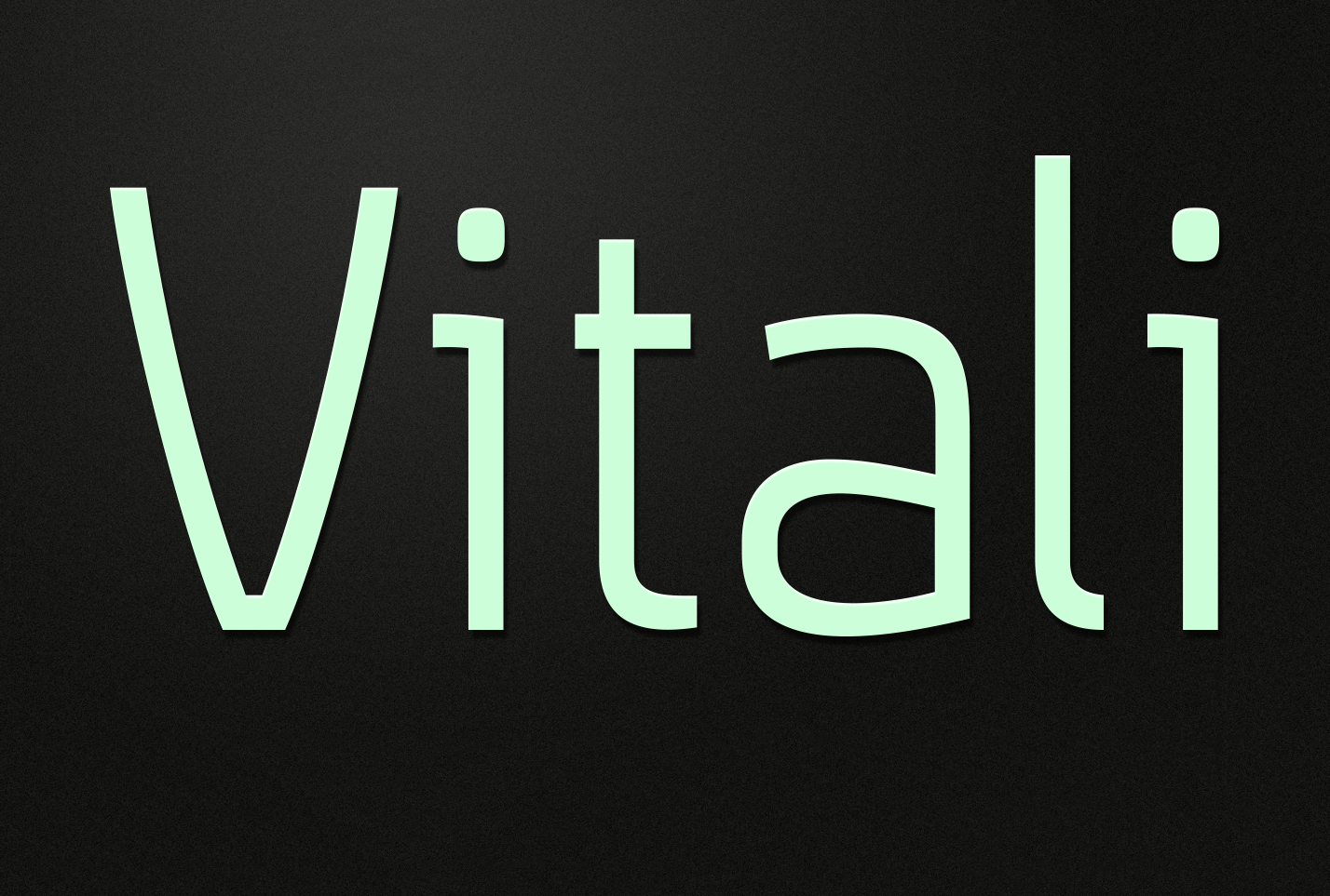 Vitali Font Family