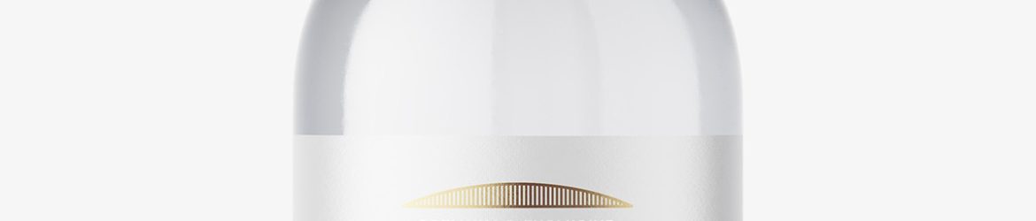 Vodka bottle mockup