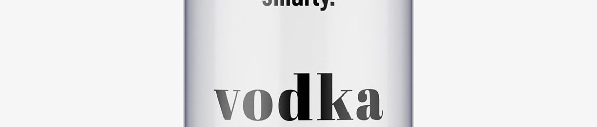 Vodka bottle mockup