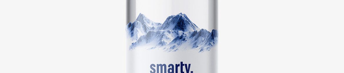 Vodka bottle mockup