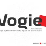 Vogie Sans Serif Font - Fonte Grátis Vogie Sans Serif Font