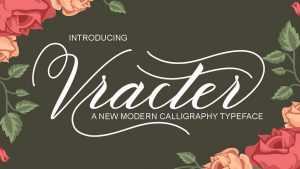 Vracter Script Font › Fontesk