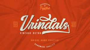 Vrindals Script › Fontesk