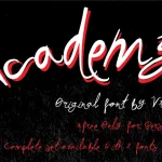 Vtks Academy Font - Fonte Grátis Vtks Academy Font