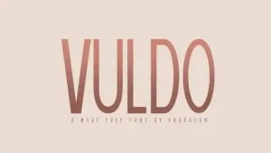 Vuldo Sans Serif Font