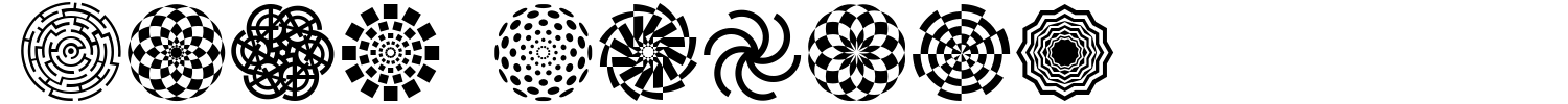 Wach Op-Art Font