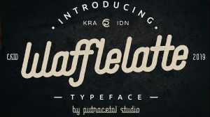 Waffle Latte Font › Fontesk
