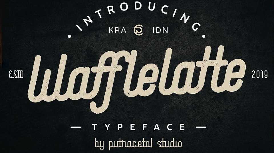 Waffle Latte Font › Fontesk