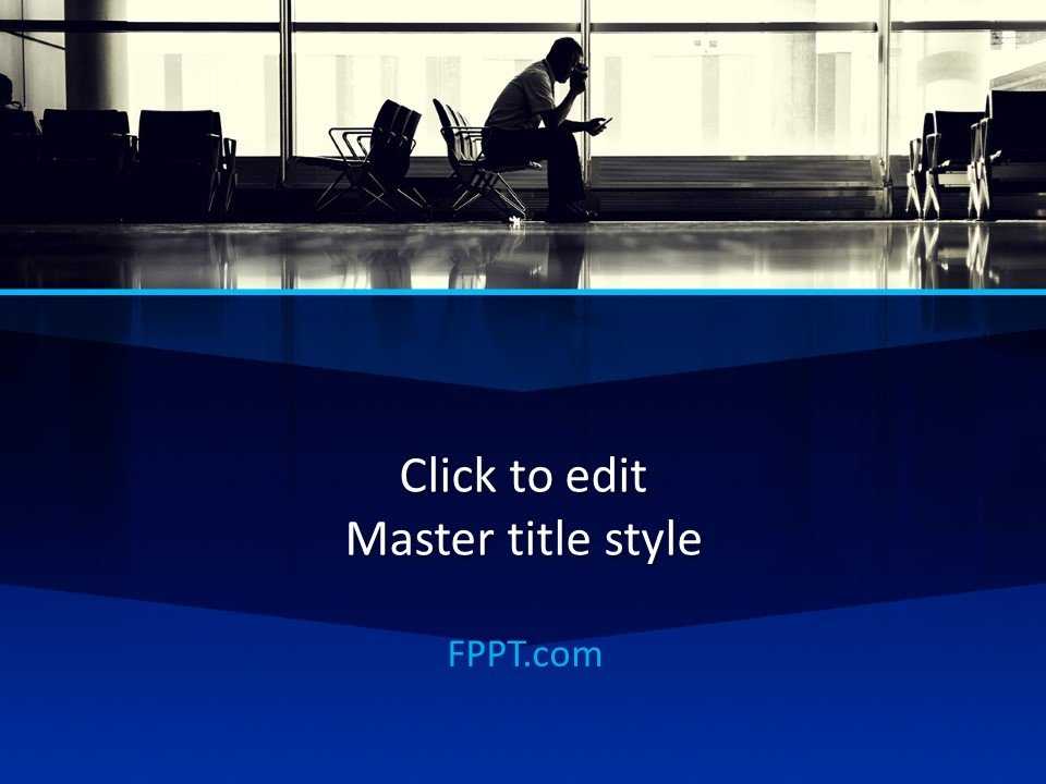 Waiting Hall PowerPoint Template