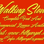 Walking Stones Font