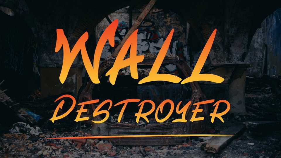 Wall Destroyer Font › Fontesk