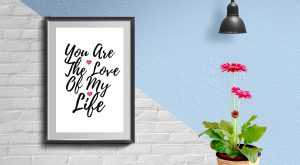 Wall Frame And Poster Mockup PSD