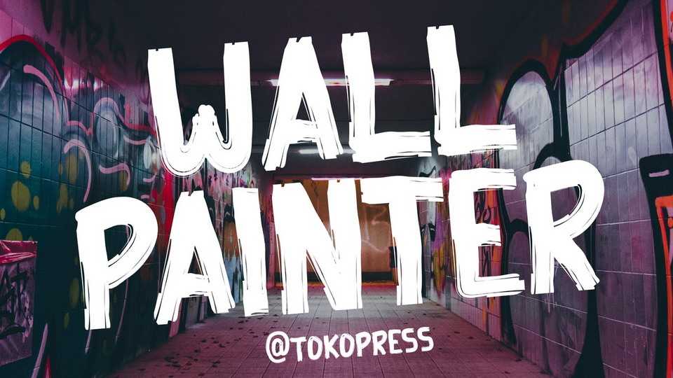 Wall Painter Font › Fontesk