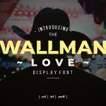 Wallman Love Display Font - Fonte Grátis Wallman Love Display Font