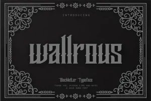 Wallrous Blackletter Font