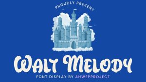 Walt Melody Font › Fontesk