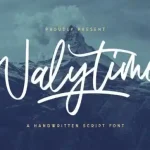 Walytime Script Font