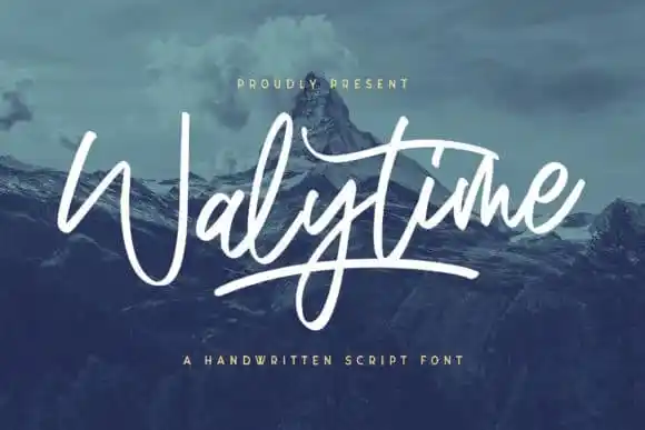 Walytime Script Font