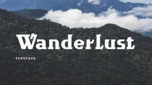 Wanderlust Font › Fontesk