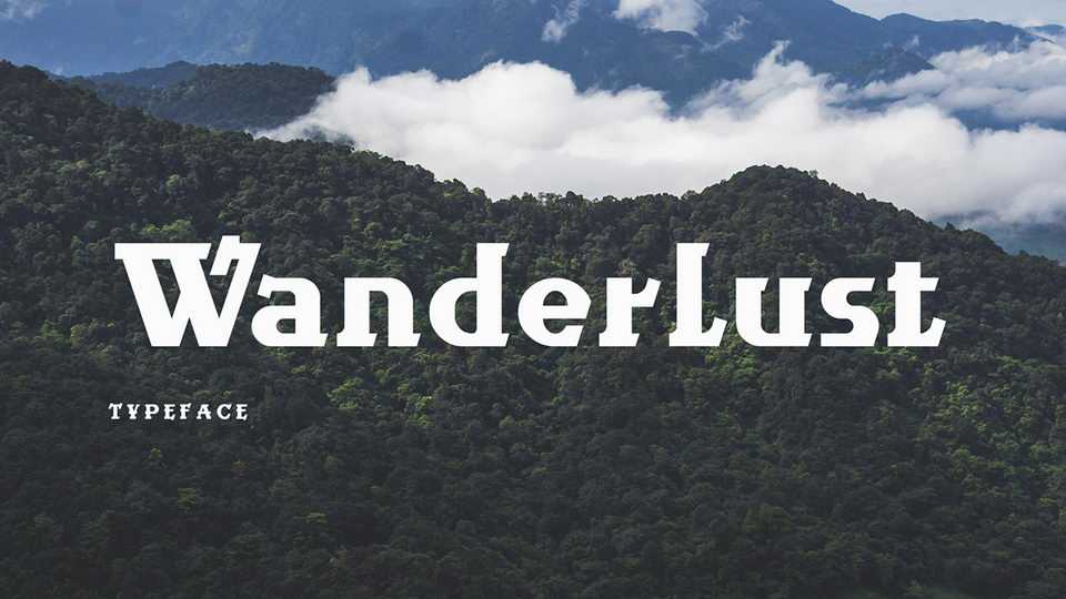 Wanderlust Font › Fontesk