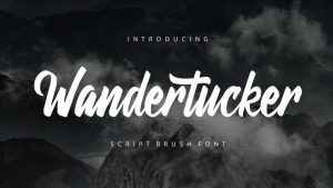 Wandertucker Script › Fontesk