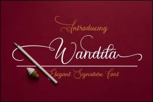 Wandita Script Font