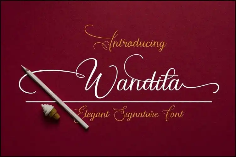 Wandita Script Font