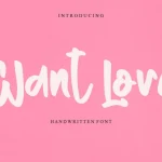 Want Cove Font