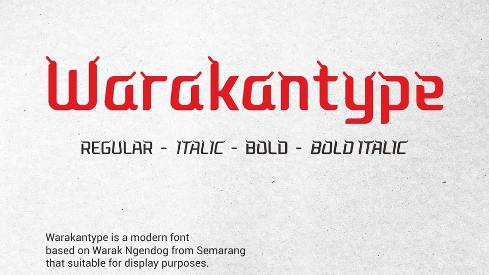 Warakantype Font › Fontesk