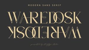 Waredosk Font › Fontesk