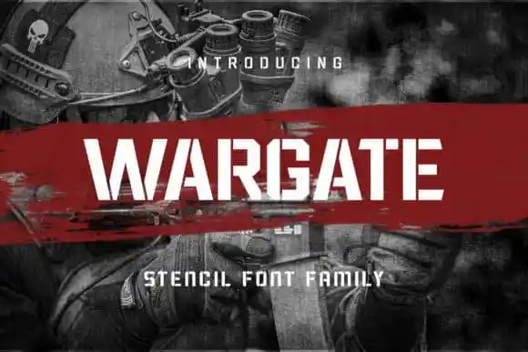 Wargate Display Font