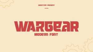 Wargear Font › Fontesk