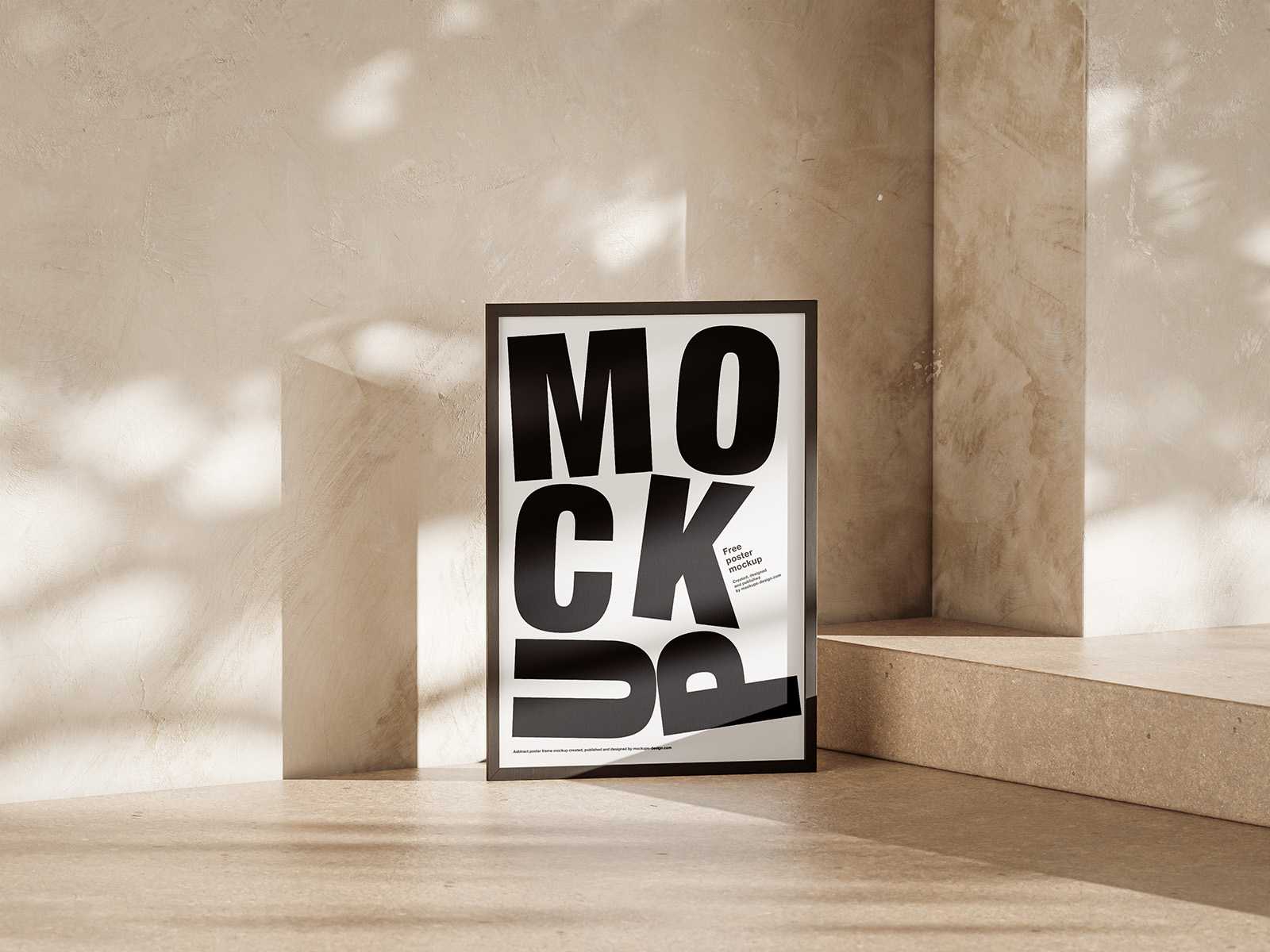 Warm set of poster mockups - Instant Download