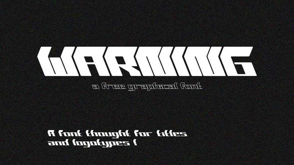 Warning Font › Fontesk