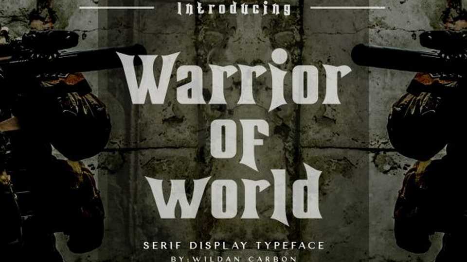 Warrior of World Font › Fontesk